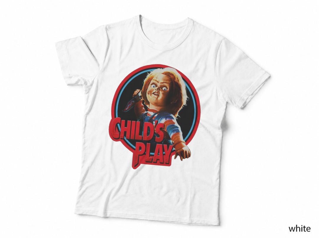 Child's Play Chucky T-Shirt, Retro Horror Icon, Halloween Costume