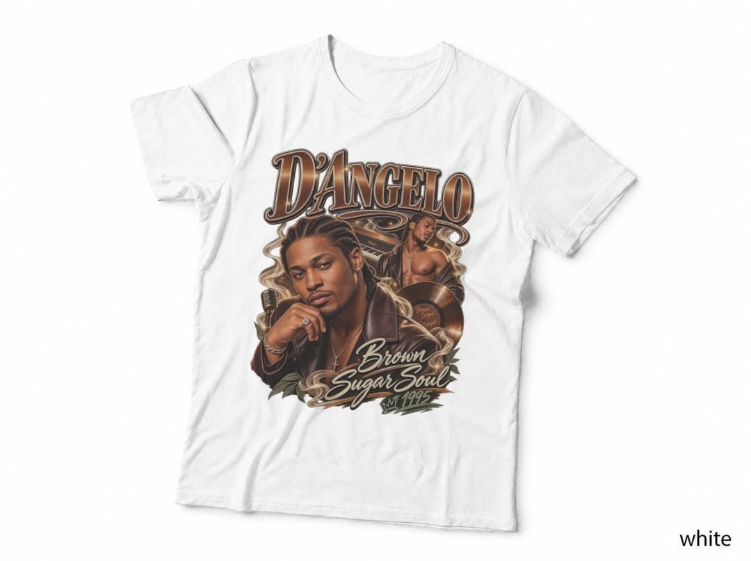 D'Angelo Brown Sugar Soul 1995 Neo Soul R&B Singer Music T-Shirt Hoodie Vintage