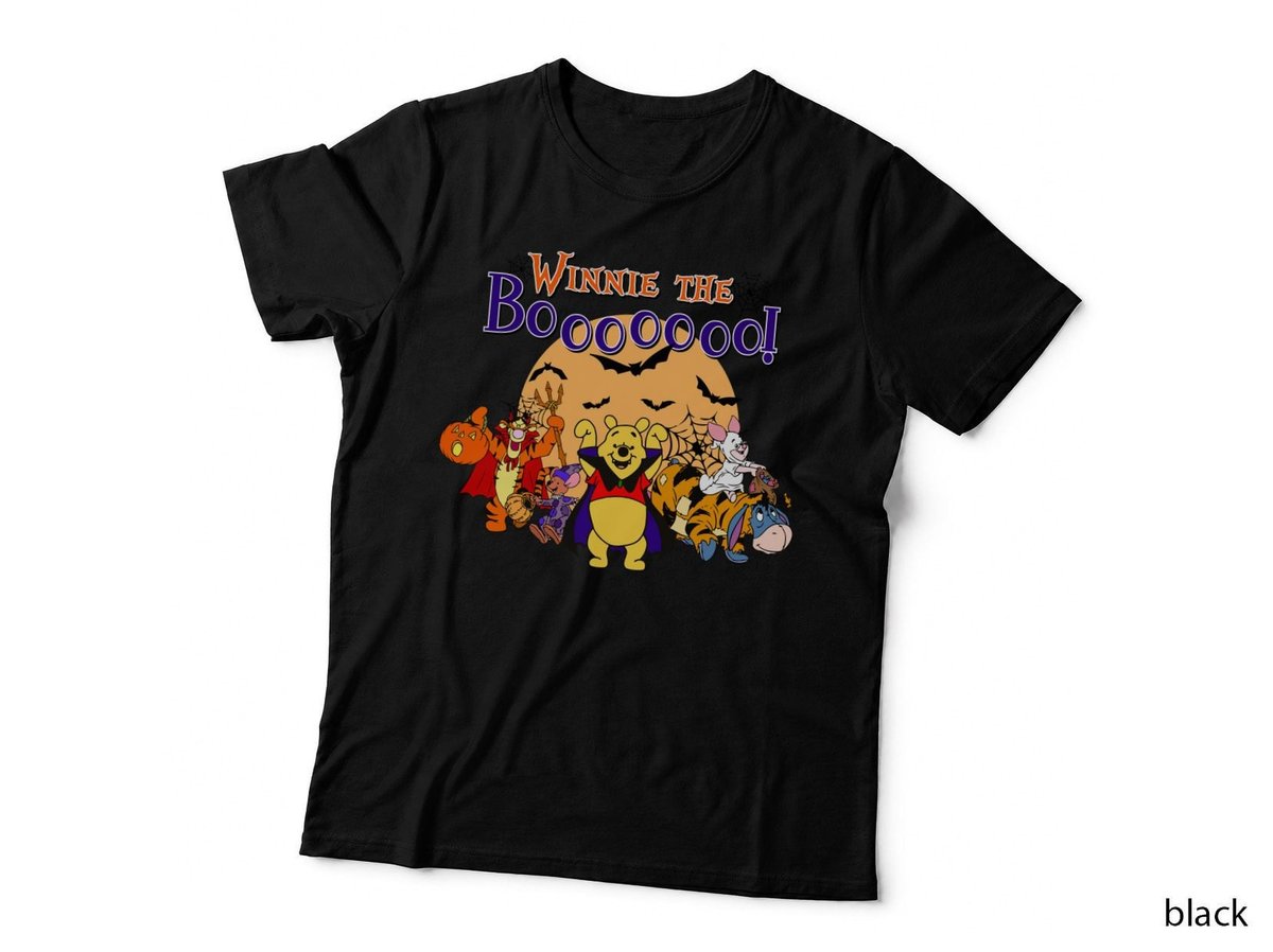 Winnie the Pooh Halloween T-Shirt, Spooky Costume Party Wear