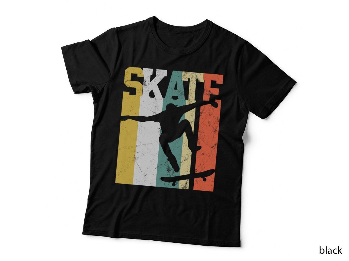 Skateboarder T-Shirt, Skateboard Skating Gift Vintage Skate Park Hoodie