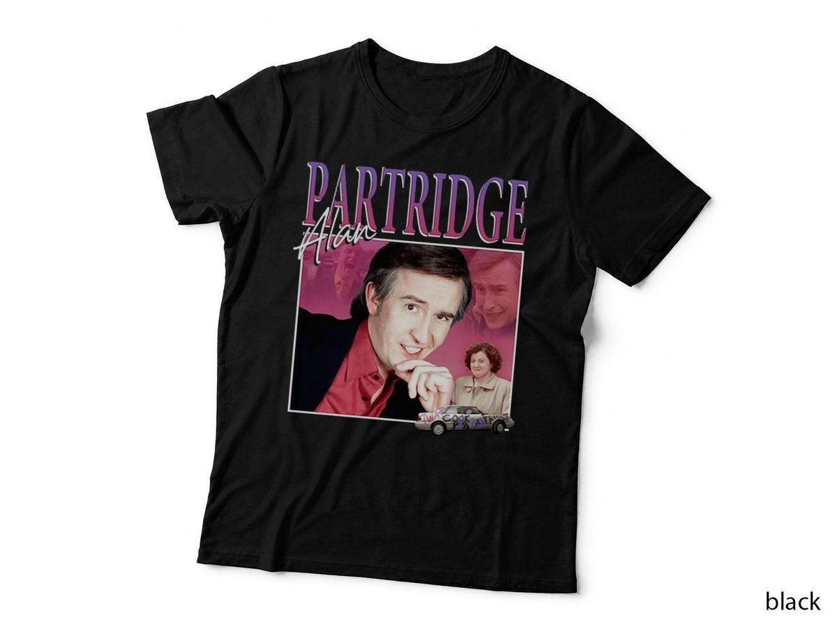 Alan Partridge Homage 90s Vintage Style T-Shirt