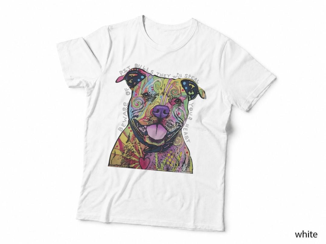 Beware Of Pitbulls They Will Steal Your Heart Pitbull Lovers T-Shirt
