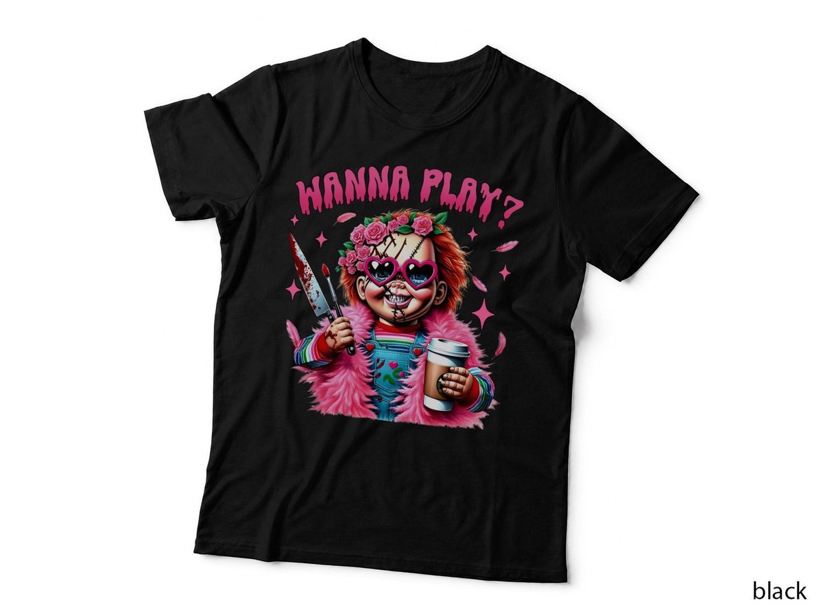Horror Movie Villain T-Shirt, Halloween Costume, Scary Party Wear