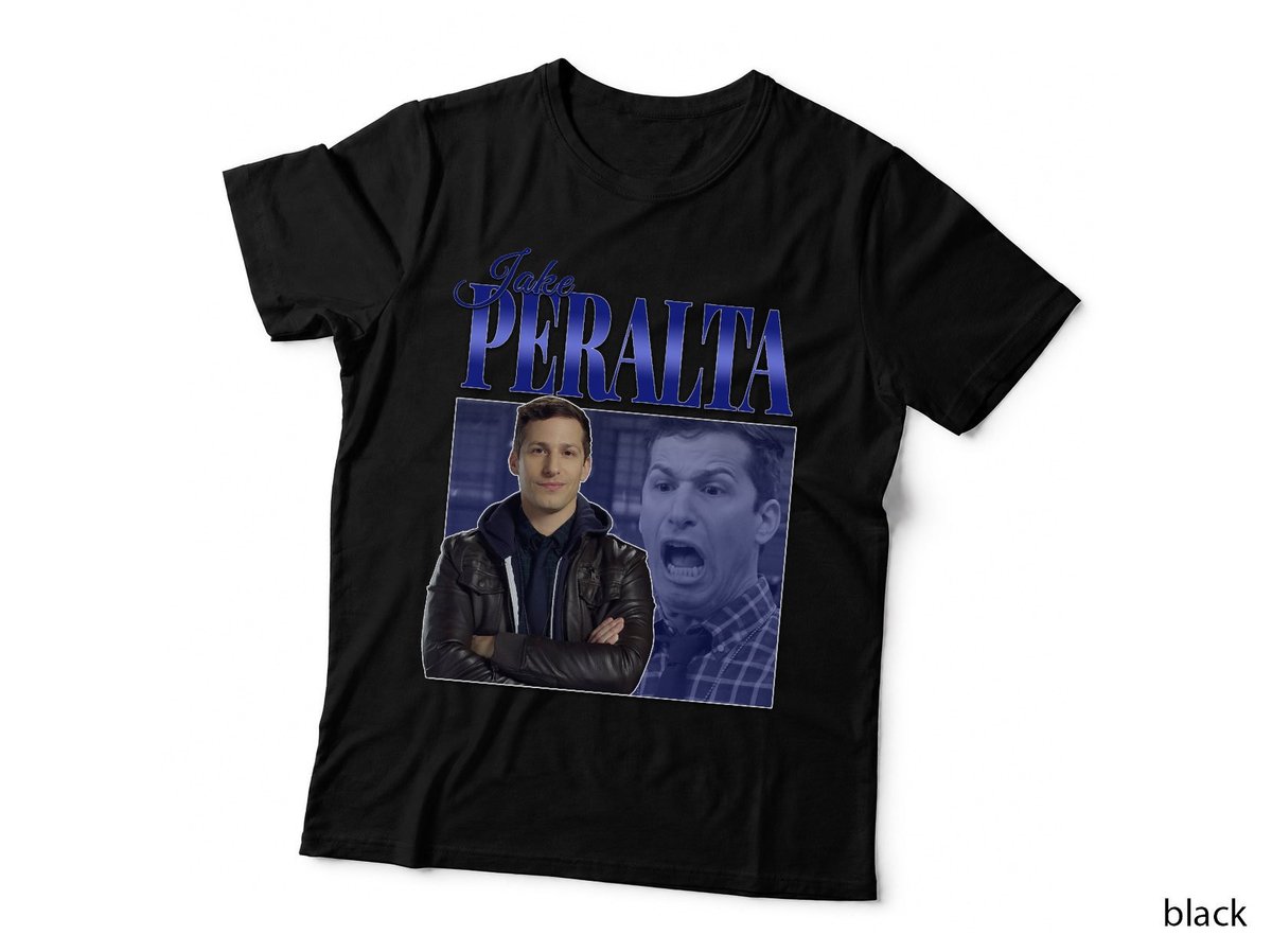 Jake Peralta T-Shirt, Brooklyn Nine-Nine Theme, Comedy Fan Art