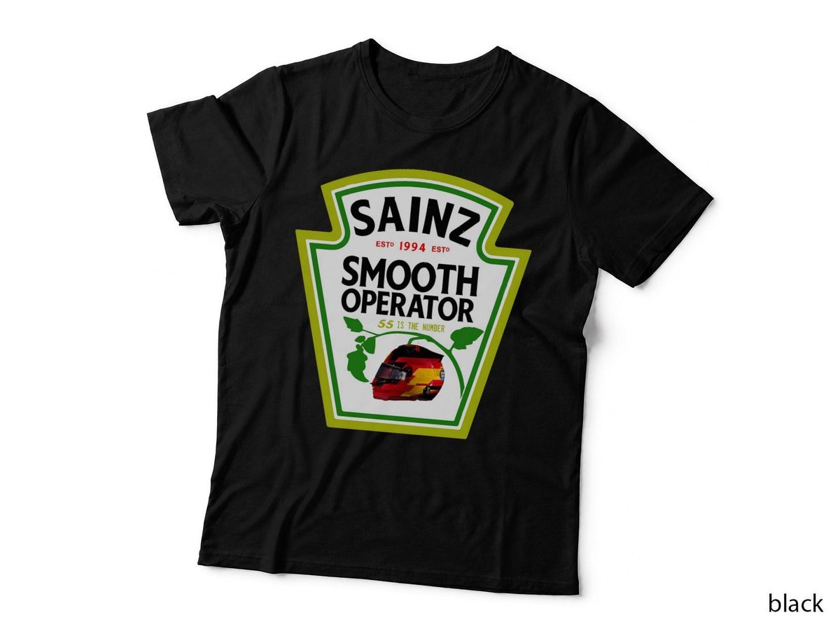 Carlos Sainz Smooth Operator T-Shirt, F1 Motorsport, Racing Fan Style