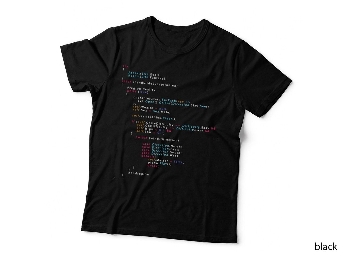 Bohemian Coding T-Shirt, Programmer Humor, Software Developer Nerd Style