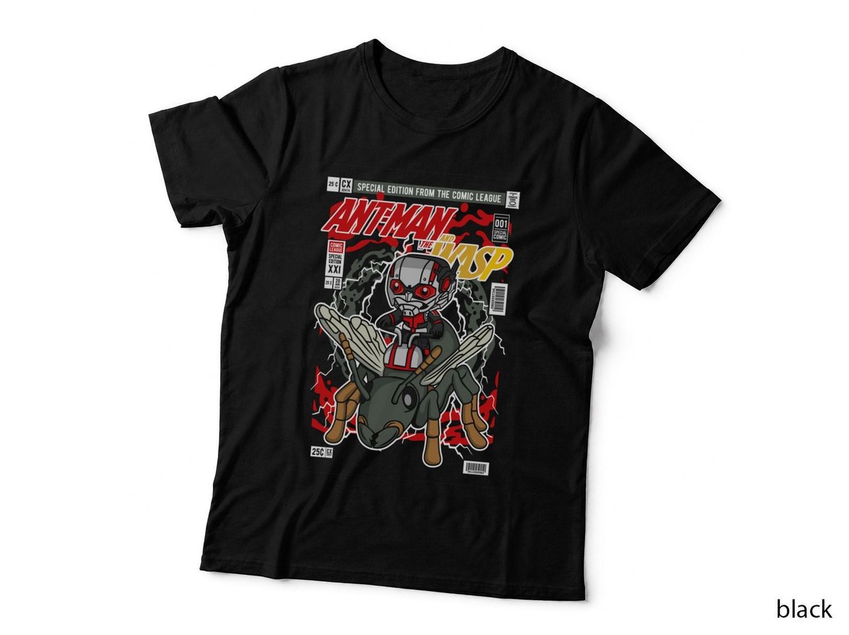 Ant-Man and The Wasp Comic League T-Shirt, Superhero Art, Comic Book Fans