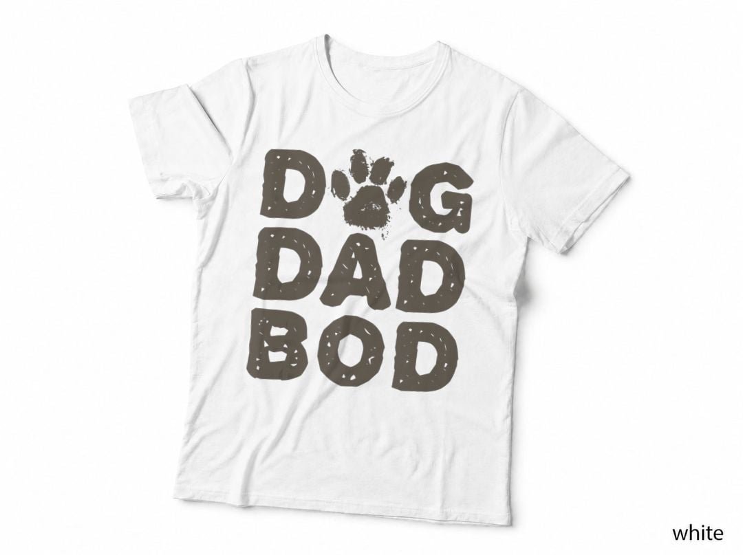 Dog Dad Bod Top Af Print Themed Idea Icons Art Facts Costume Tank Top