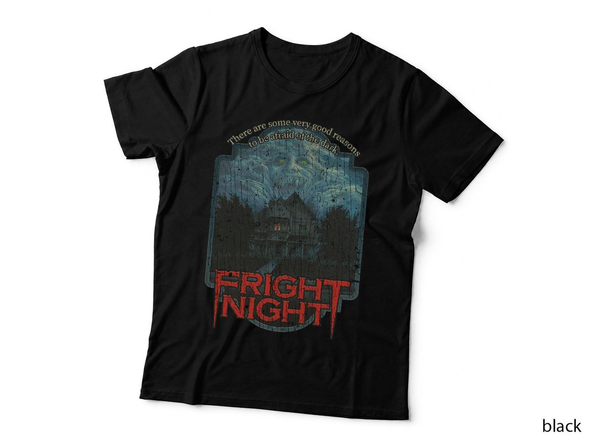 Fright Night 1985 T-Shirt, Retro Horror Movie, Halloween Apparel