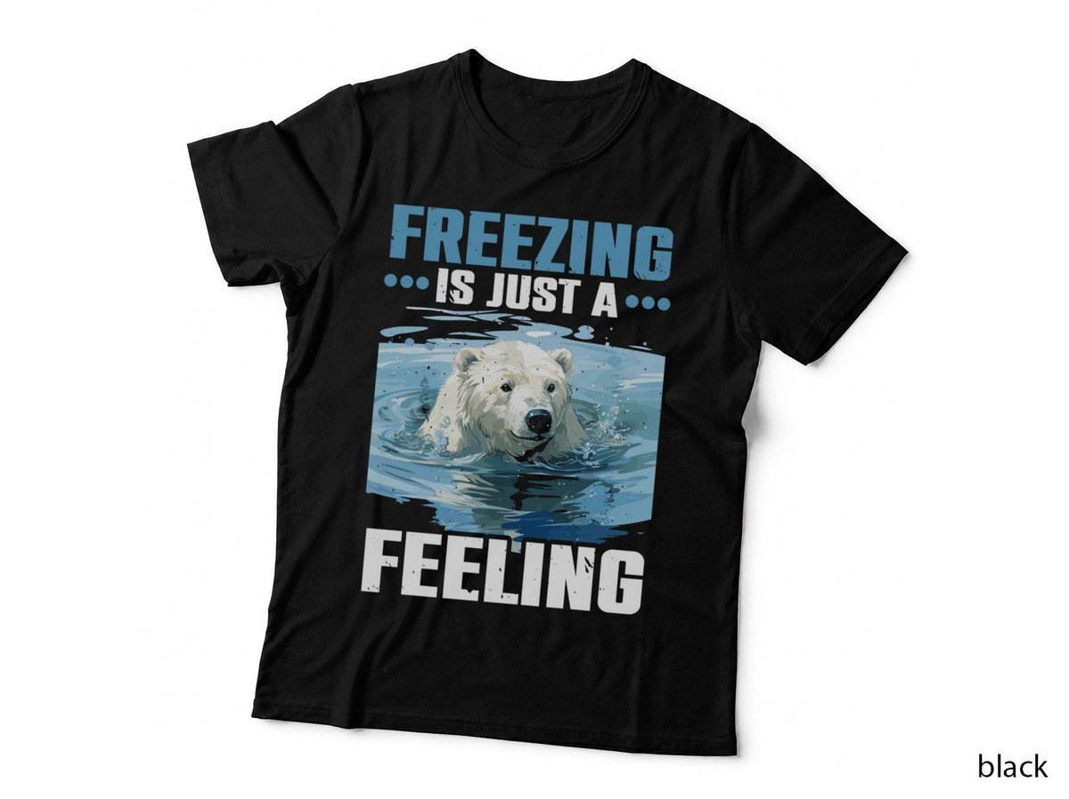 Polar Bear Plunge Icy Water Long Sleeve T-Shirt