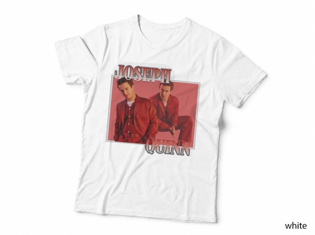 Joseph Quinn 90s Homage Print T-Shirt