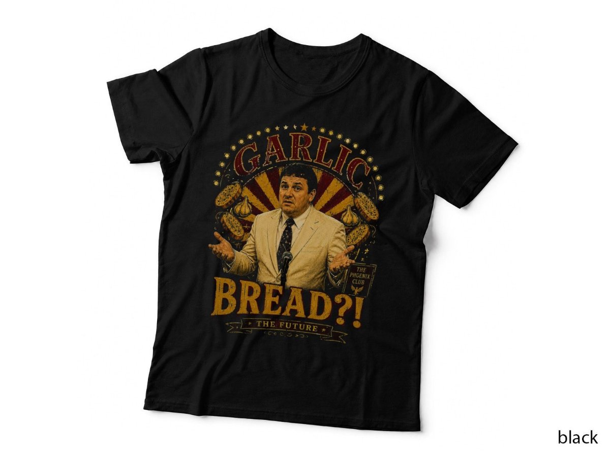 Phoenix Nights Cabaret Garlic Bread Vintage British TV Halftone Hoodie
