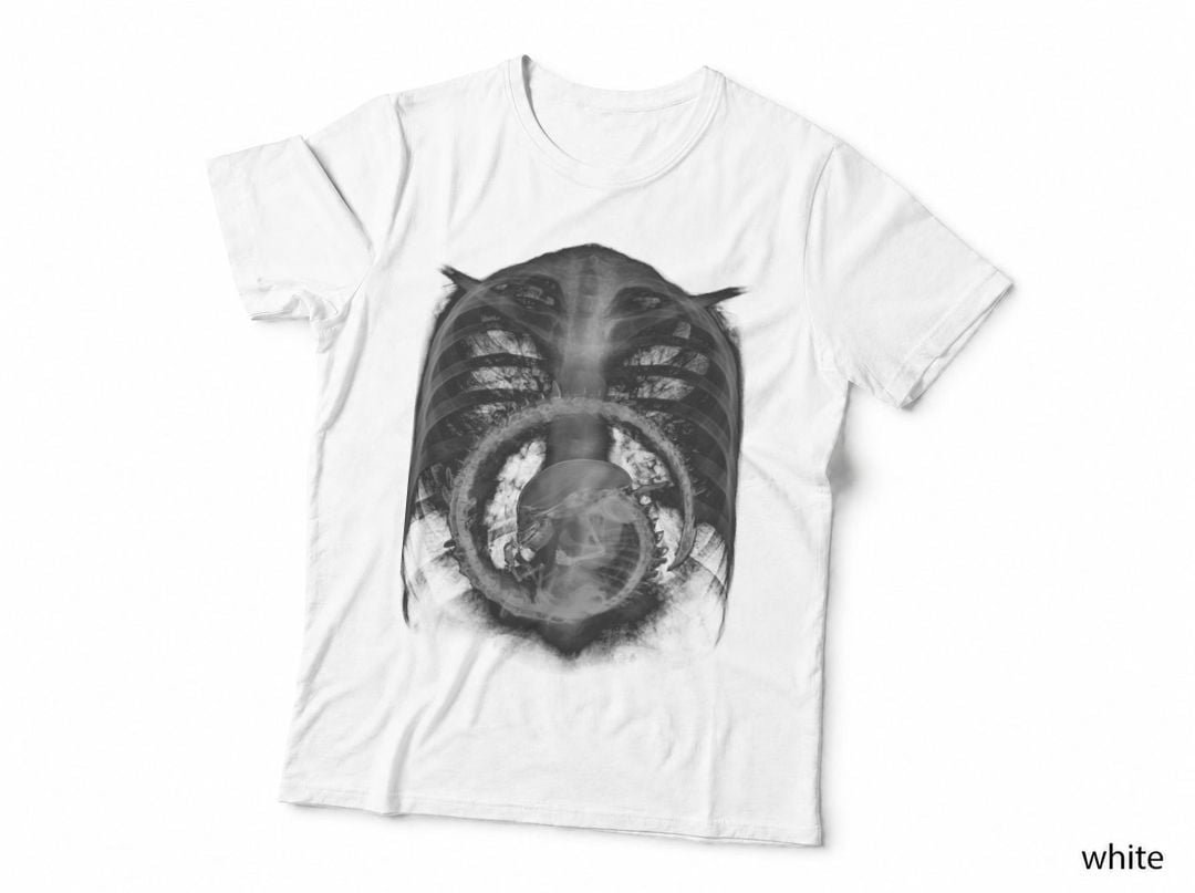 Alien Movie Shirt, Radiography 80s Movie, Alien X-ray T-Shirt