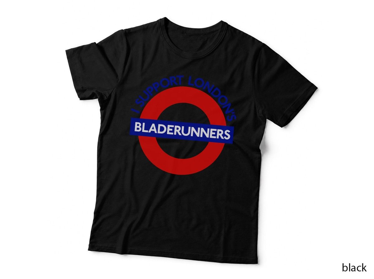 Bladerunner T-Shirt, Retro Sci-Fi Style, London's Bladerunners Support