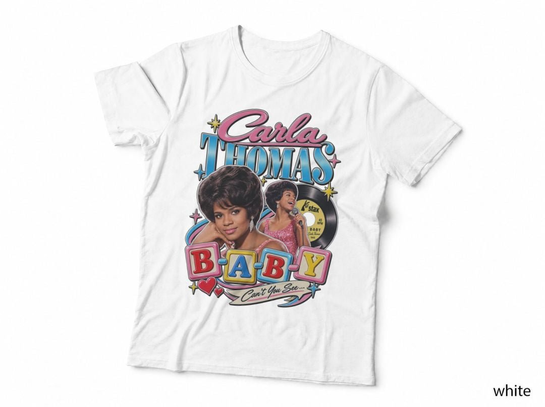Carla Thomas B-A-B-Y Stax Records 1966 Memphis Soul Singer T-Shirt Hoodie