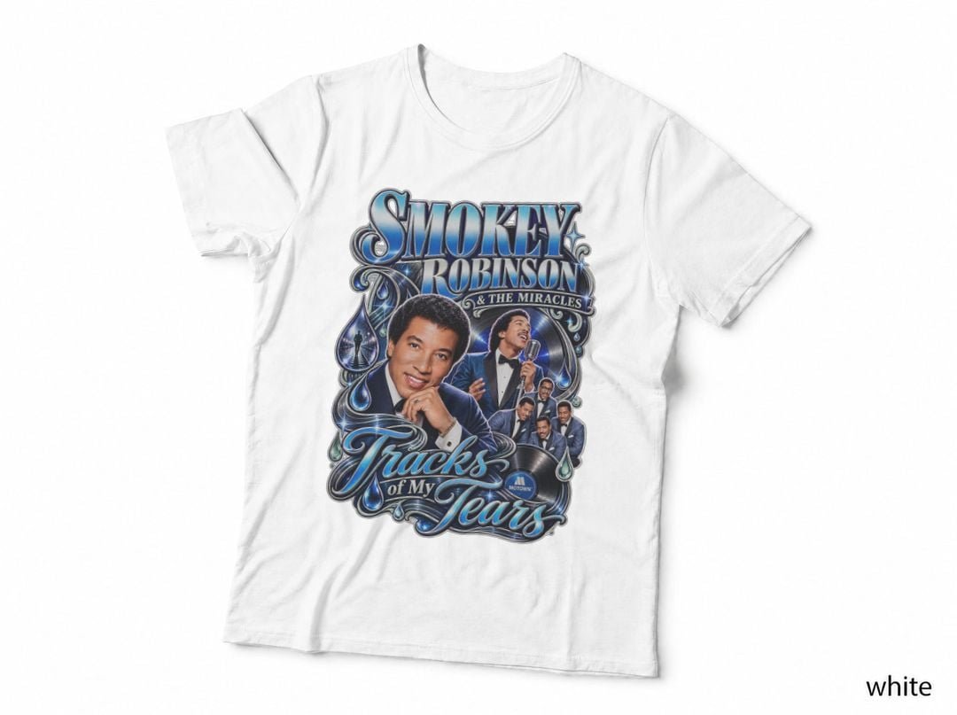 Smokey Robinson Tracks Of My Tears 1965 Motown Soul Music T-Shirt Hoodie