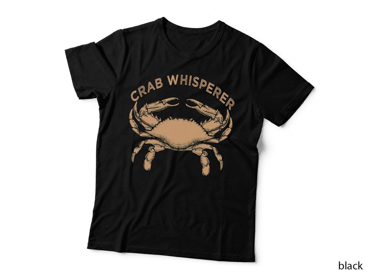 Crab Whisperer T-Shirt, Nautical Coastal Style, Pet Lover Apparel
