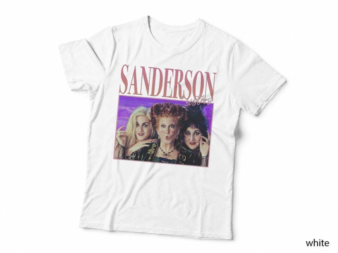 Sanderson Sisters T-Shirt, Hocus Pocus Witches, 90s Halloween Style