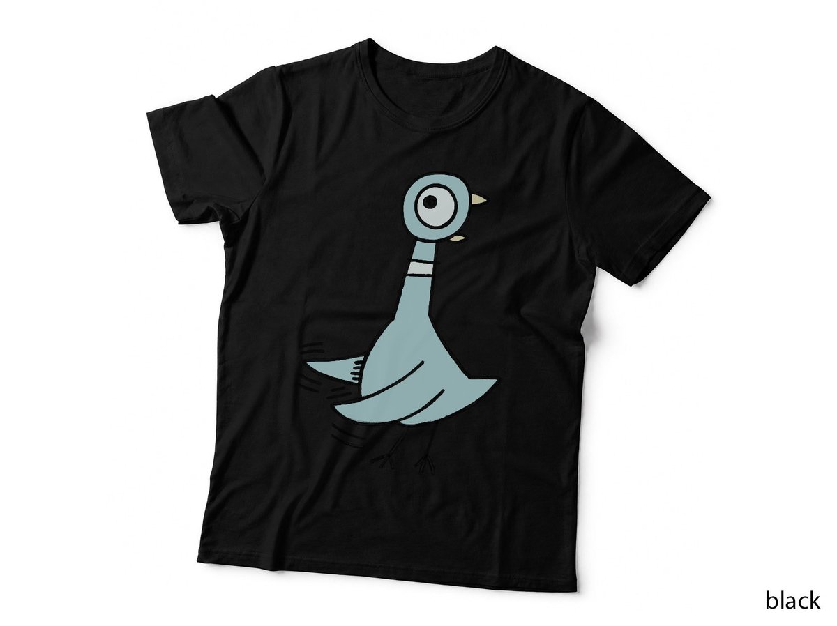 Don't Let The Pigeon T-Shirt, Childrens Book Fan Art, Cute Cartoon
