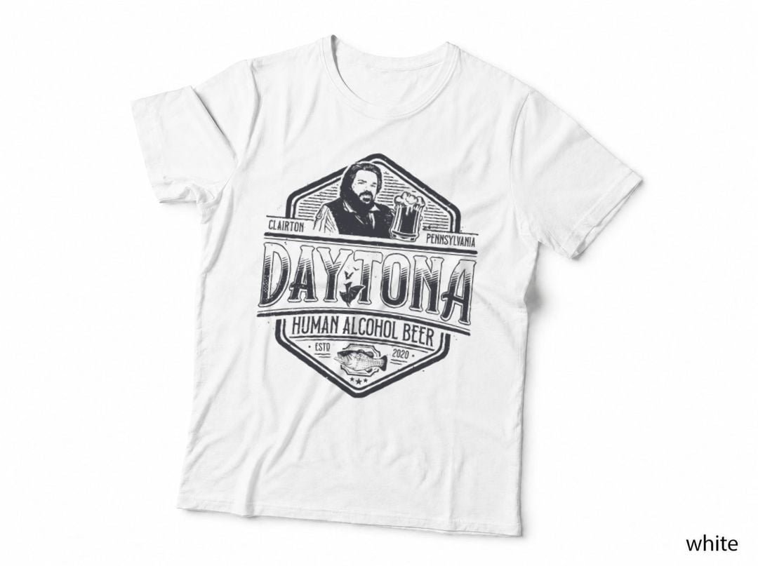 Daytona Beer T-Shirt, What We Do in the Shadows, Horror Movie Fan Art