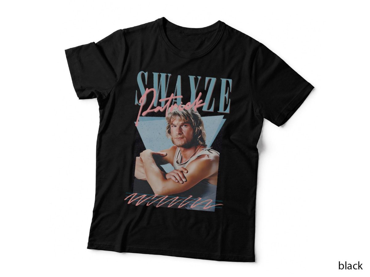 Patrick Swayze T-Shirt, Vintage 80s Movie Gift Dirty Dancing Actor Hoodie