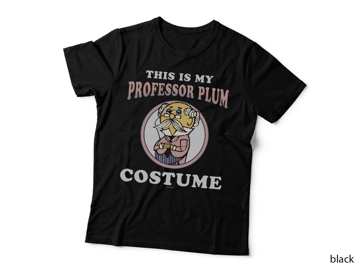 Clue This Is My Professor Plum Costume T-Shirt