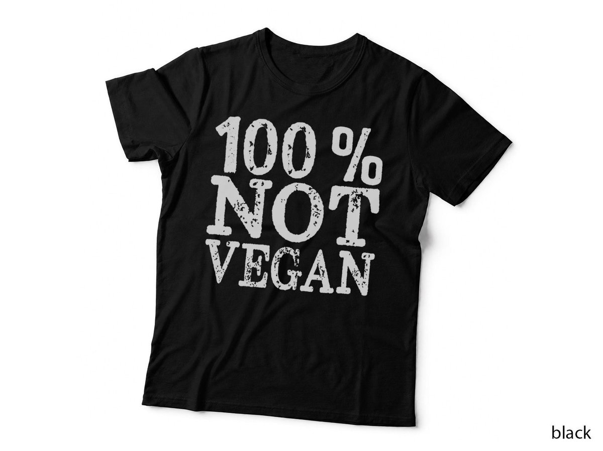 100% Not Vegan BBQ T-Shirt, Carnivore Diet, Meat Eater Food