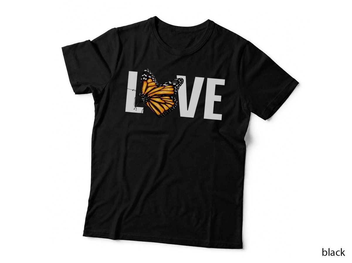 Cool Monarch Butterfly Art Men Women Entomology Insect Lover T-Shirt