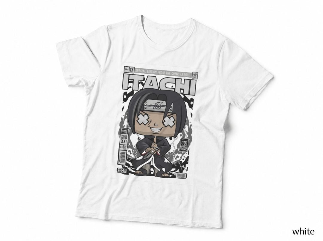 Itachi with Kunai T-Shirt, Anime Style, Manga Aesthetic