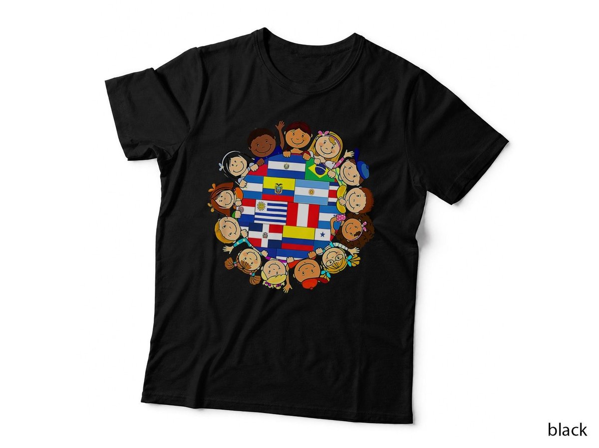 Hispanic Heritage Month Kids Boy Girl Toddler Latino Art T-Shirt