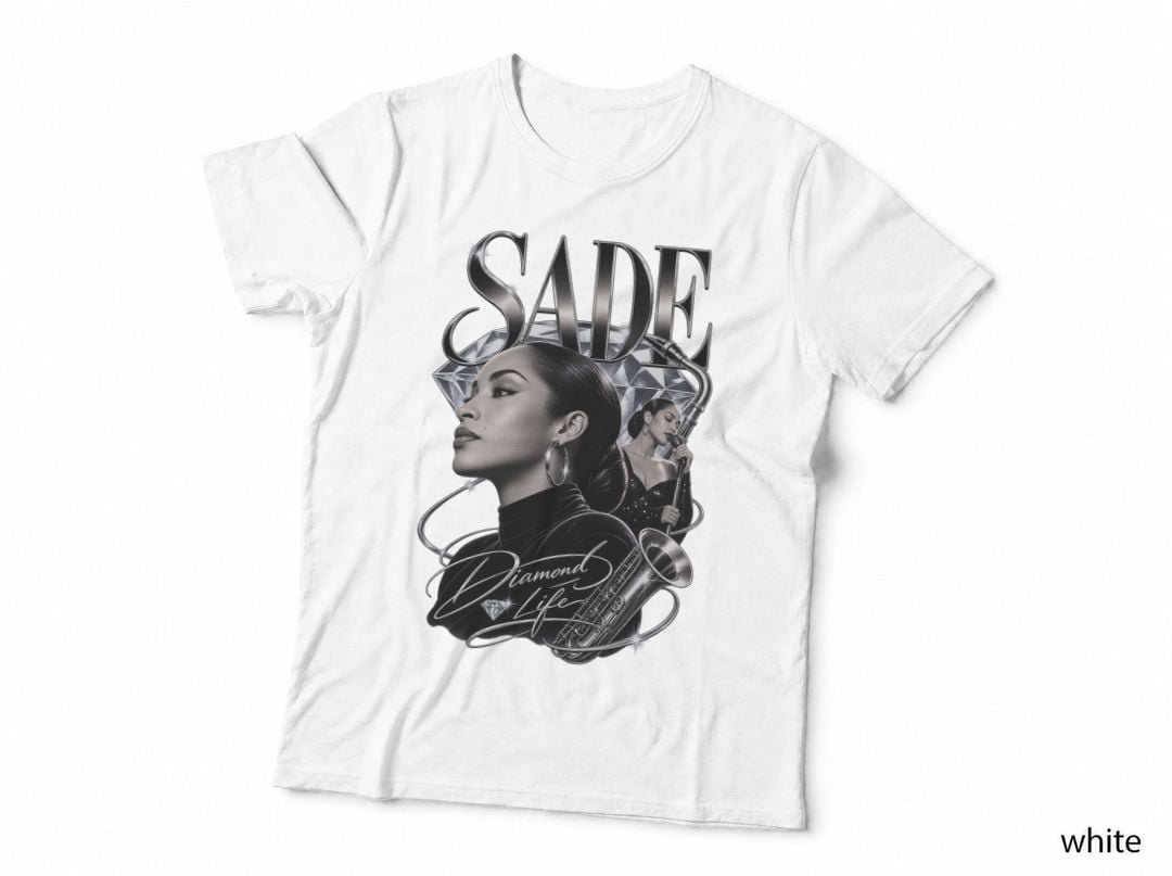 Sade Diamond Life 1980s R&B Soul Jazz Music Concert Tour T-Shirt Hoodie Vintage