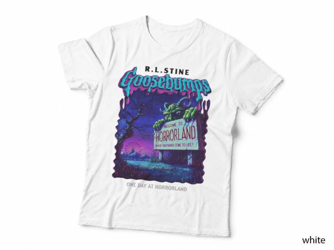 Goosebumps One Day At HorrorLand T-Shirt, Retro Horror Theme