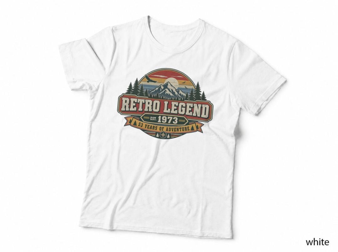53rd Birthday 1973 Mountain Adventure Outdoor Legend T-Shirt Hoodie Vintage