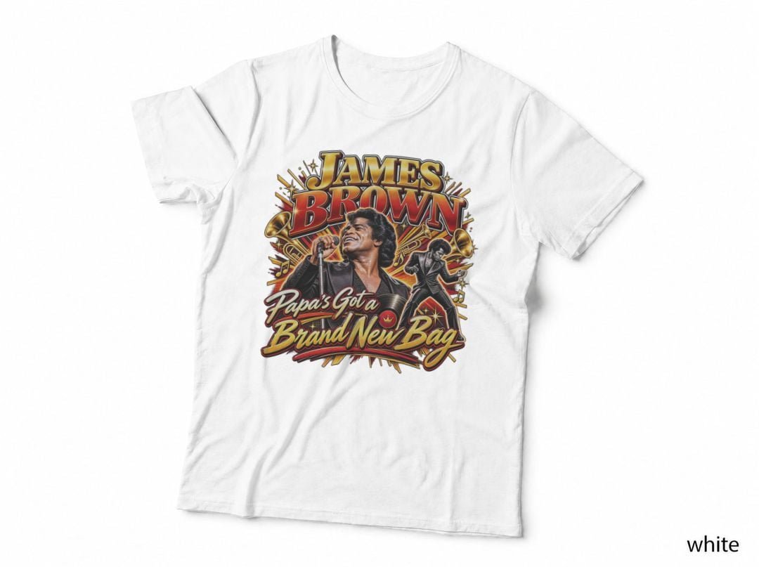 James Brown Papa's Got A Brand New Bag Soul Funk Music T-Shirt Hoodie Vintage