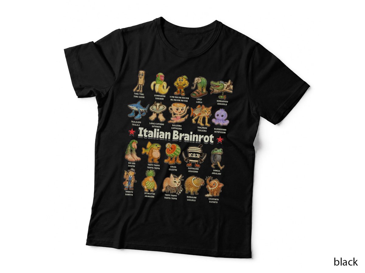 Brainrot Meme Italian Brain Rot Italian Brainrot Trending T-Shirt