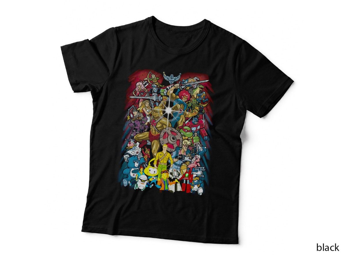Vintage 80s Cartoon T-Shirt, 1980s TV Show Kids Cartoon Movie Hoodie