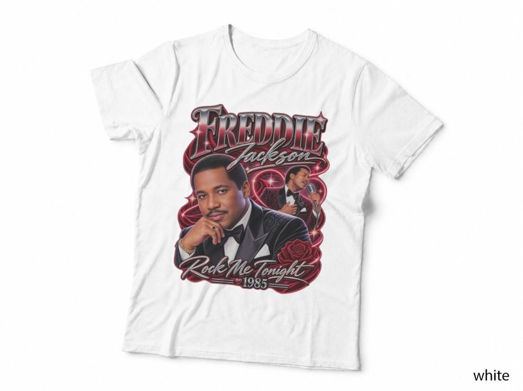 Freddie Jackson Rock Me Tonight 1985 R&B Soul Singer Music T-Shirt Hoodie