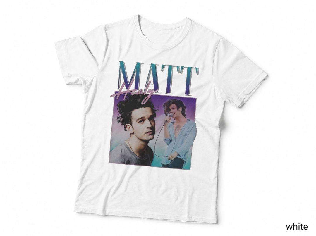 Matt Healy Homage Funny Matty 1975 Retro 90's 80's Party T-Shirt