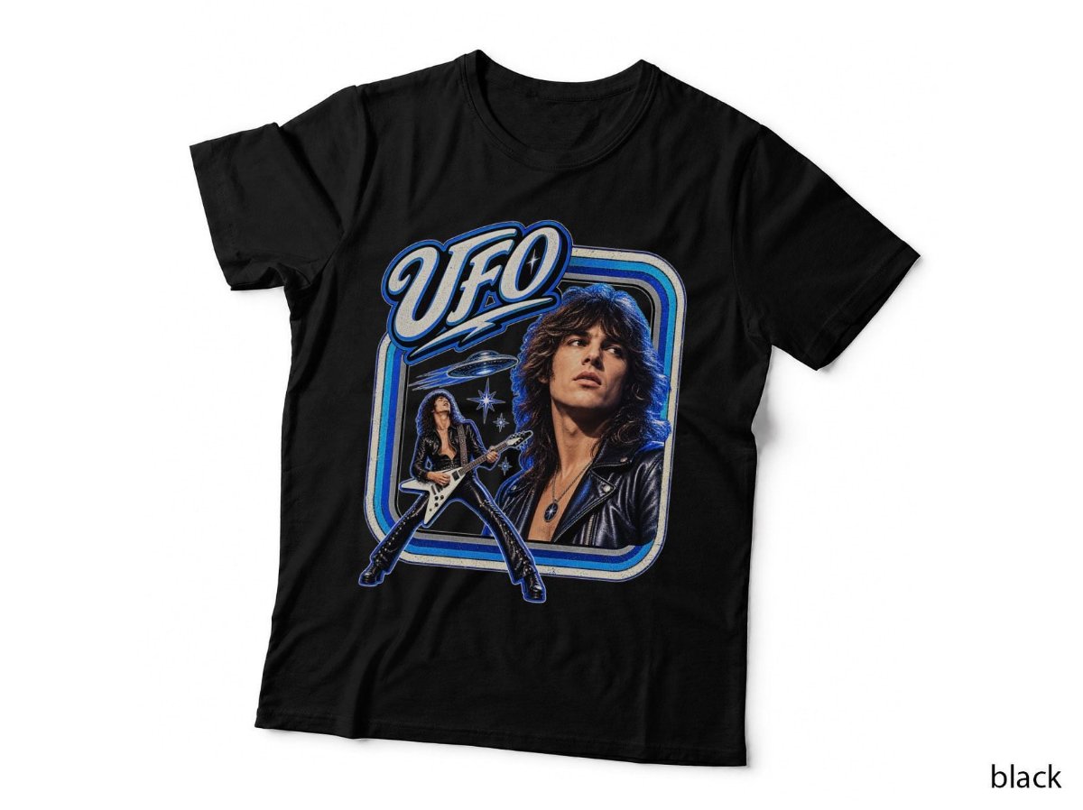 UFO Vintage Hard Rock Band T-Shirt, 70s Space Rock Music Concert Hoodie