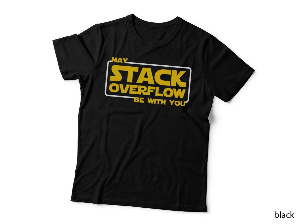 May stack overflow be with you T-Shirt