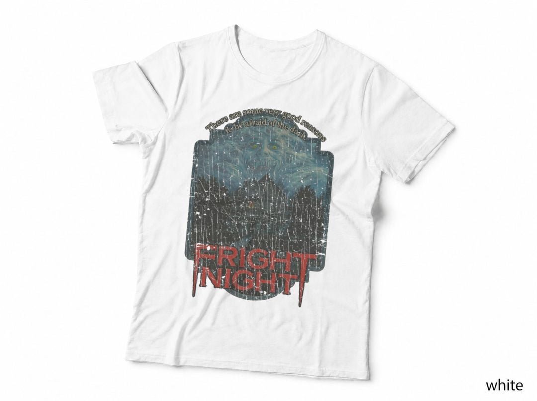 Fright Night 1985 T-Shirt, Retro Horror Movie, Halloween Apparel