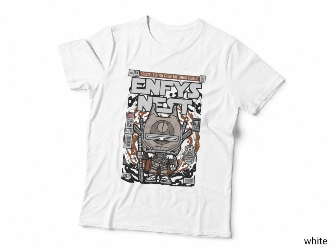 Enfys Nest T-Shirt, Sci-Fi Fantasy Art, Retro Comic League