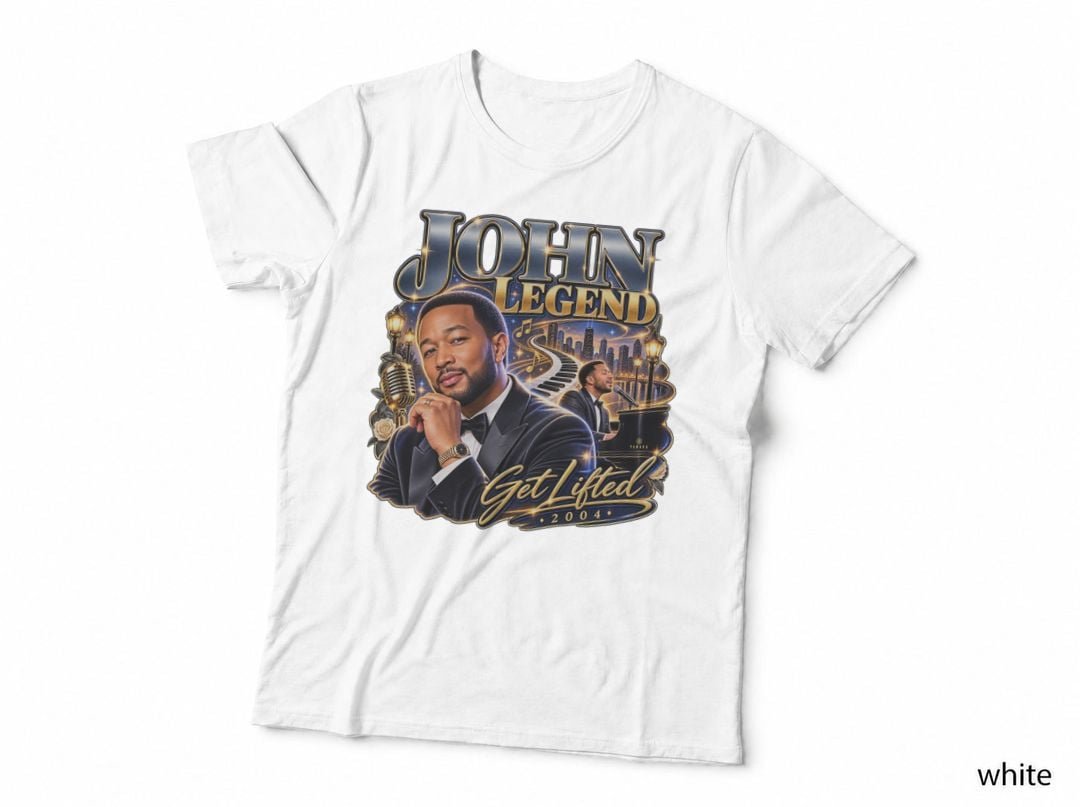John Legend Get Lifted 2004 Piano Neo Soul RNB Singer Music T-Shirt Hoodie
