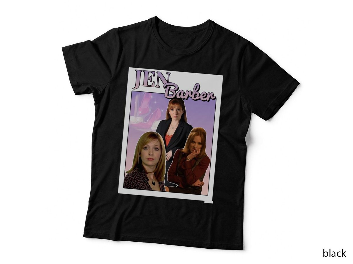 Jen Barber Homage 90s Style T-Shirt