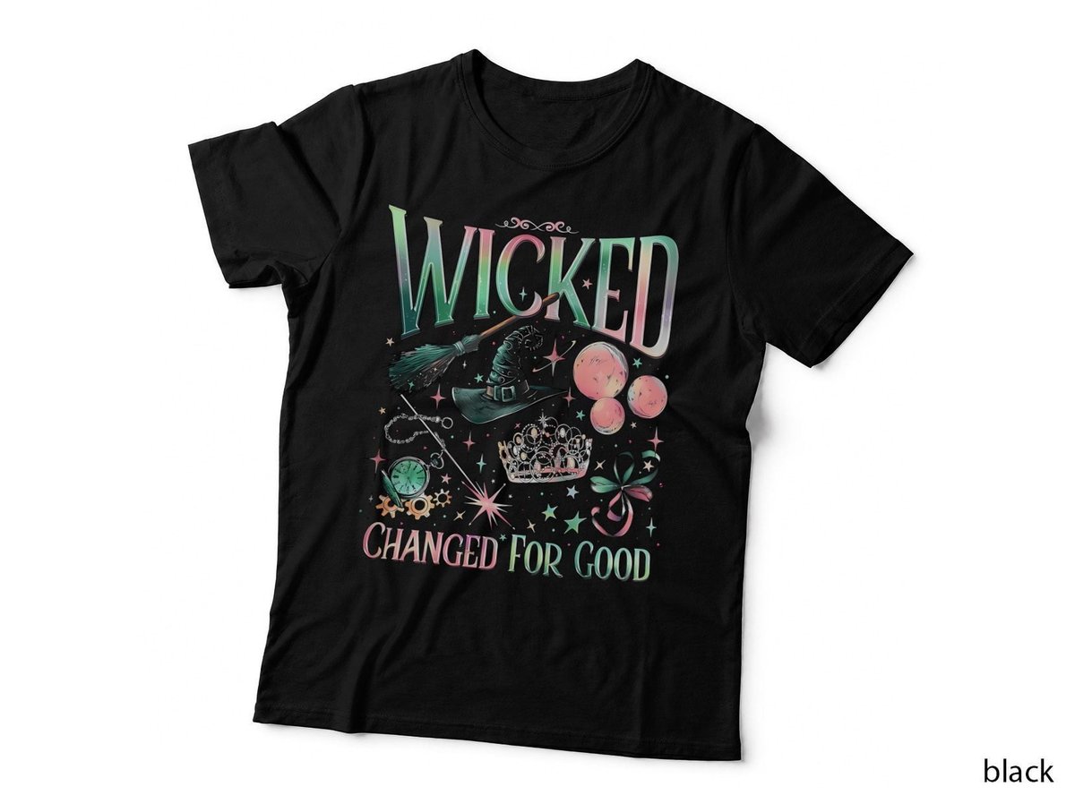 CRE1829649385 Front GM Tshirt, Wicked Changed For Good, Wizard Movie