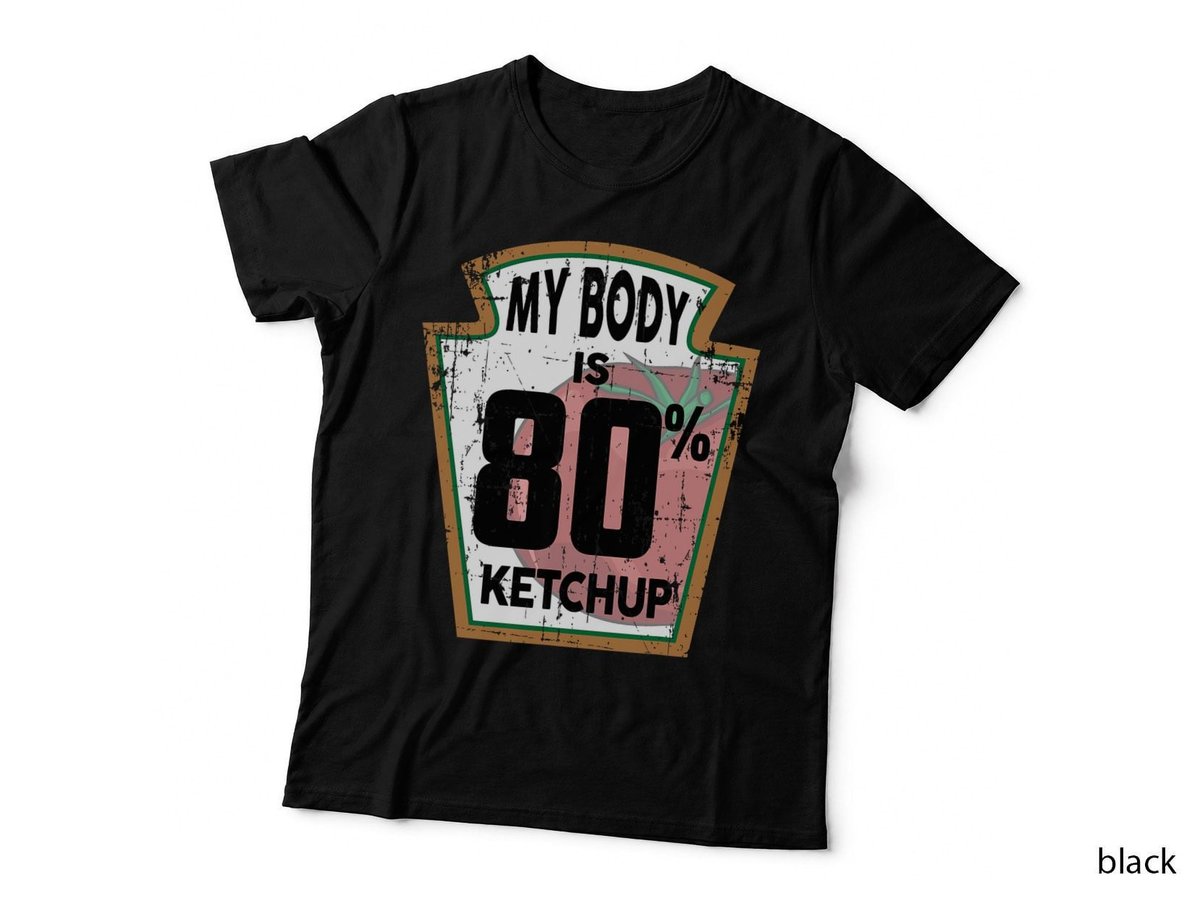 Funny Ketchup Lover Themed Tomato Sauce Foodie Joke Gifts T-Shirt