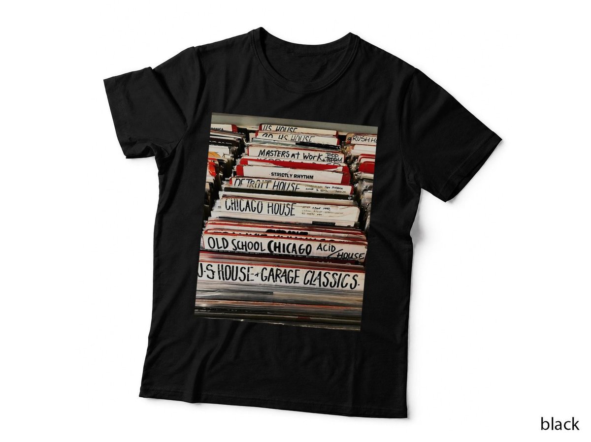 House Music Vinyl Record Deep Soulful House DJ T-Shirt