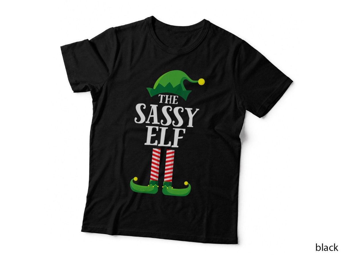 Sassy Elf Family Christmas Party T-Shirt, Matching Group Xmas Hoodie
