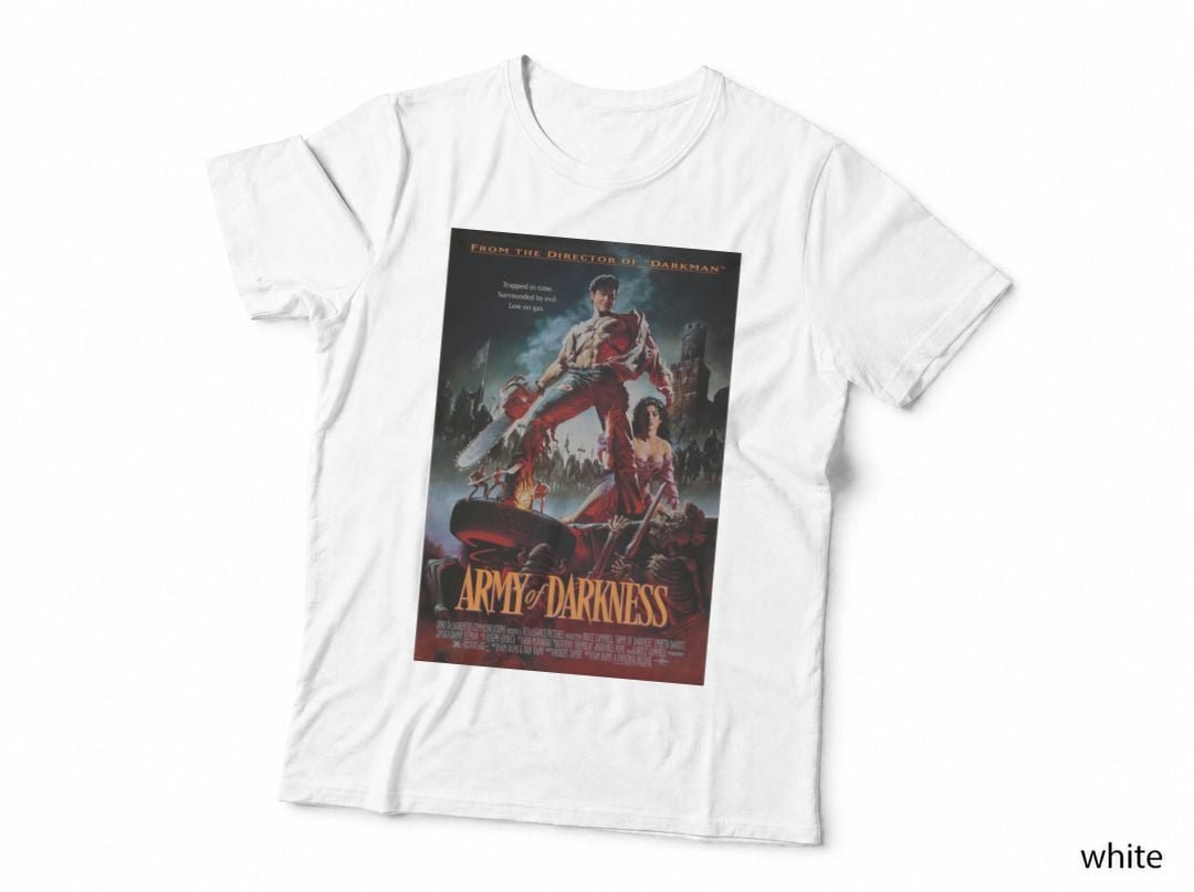 Army of Darkness T-Shirt, Cult Horror Movie, Halloween Costume
