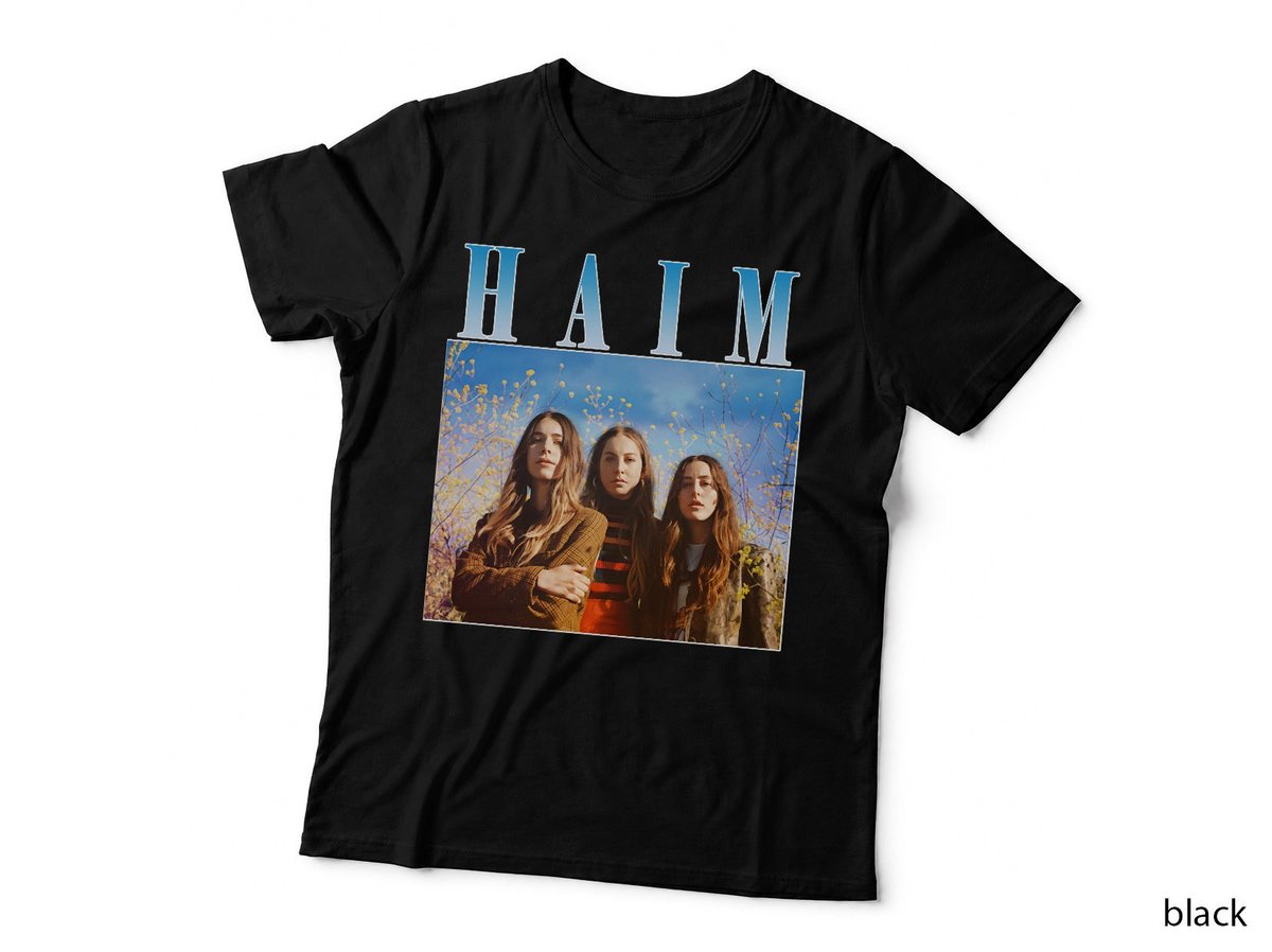 Haim Sisters T-Shirt, Indie Music Band Collage, Music Lover Style